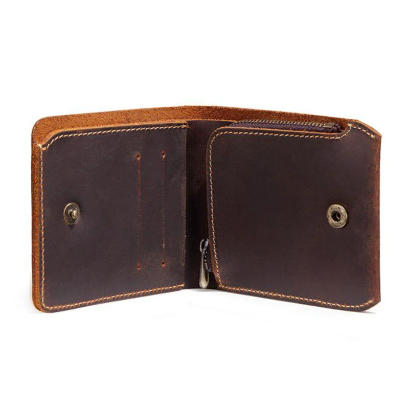 Original Dominic Cow Leather Bifold Wallet Traditional