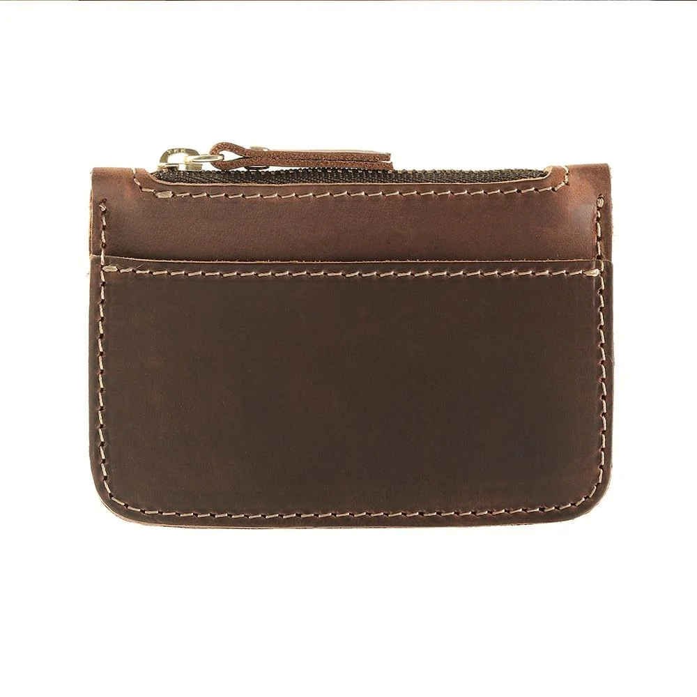 Smart Sergio Vintage Cow Leather Coin Purse Card Holder Innovative