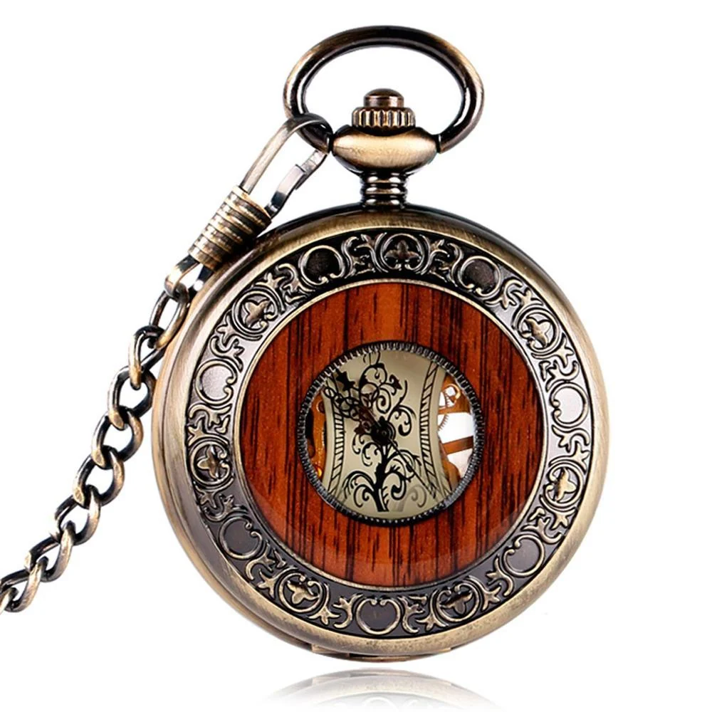 Premium Material Antique Mechanical Pocket Watch Long-Lasting