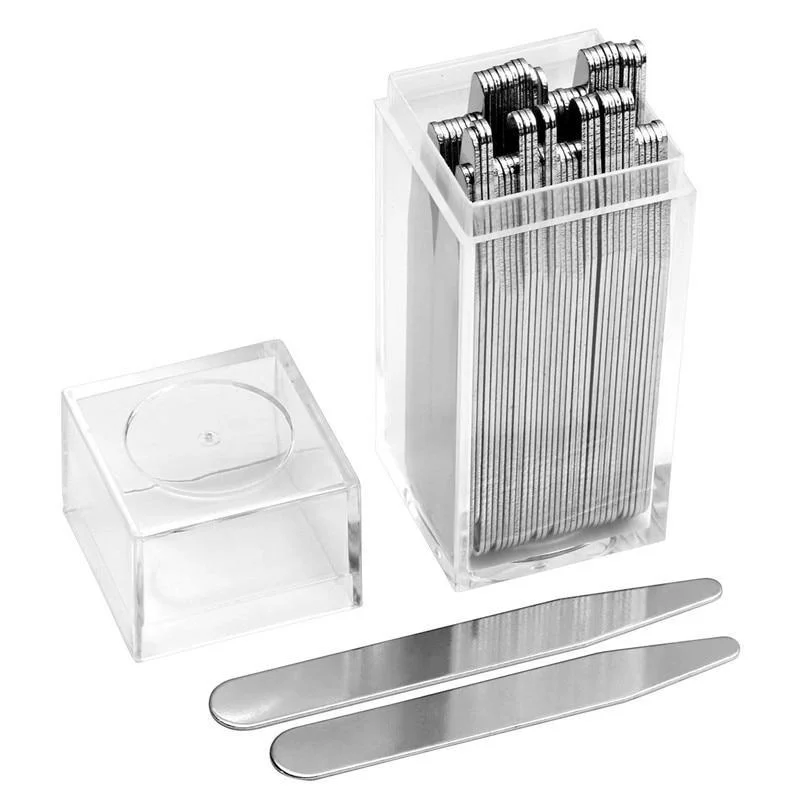 Convenient 36 Pcs Stainless Steel Collar Stays Minimalist