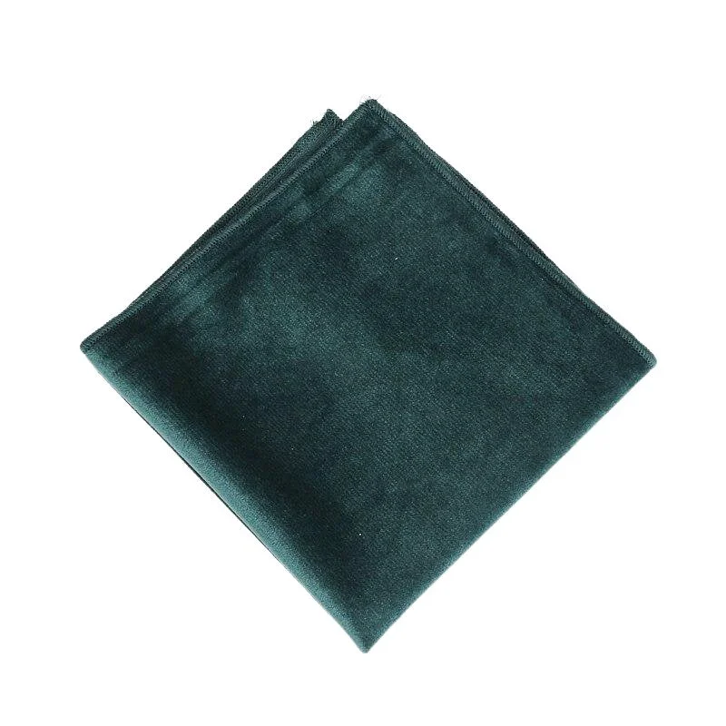 Original Design Velvet Pocket Square Versatile