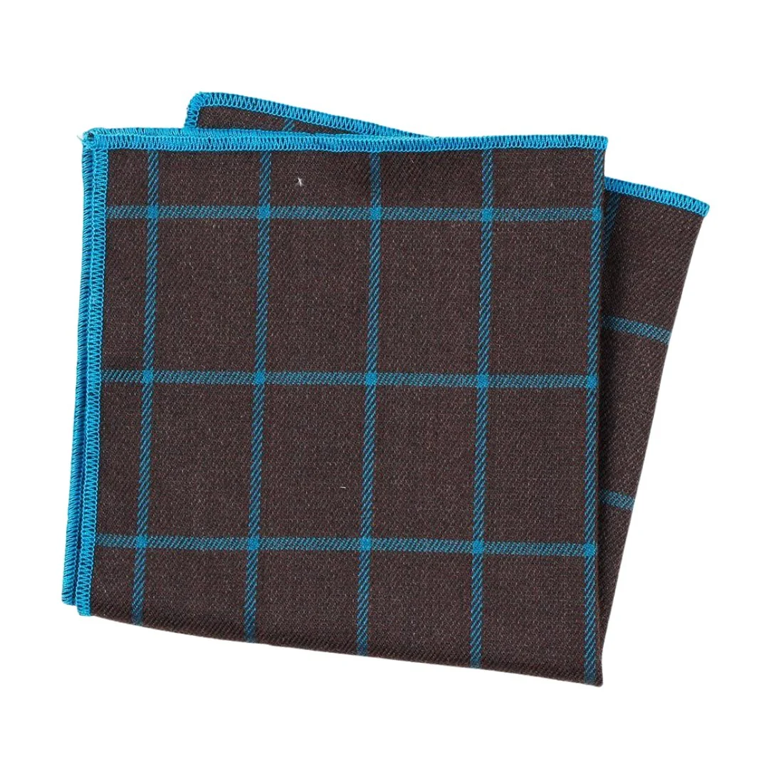 Quality Graph Check Cotton Handkerchief Safe