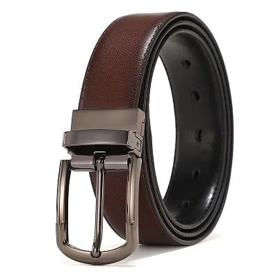 Fashionable Giorgio Reversible Leather Belt Refined