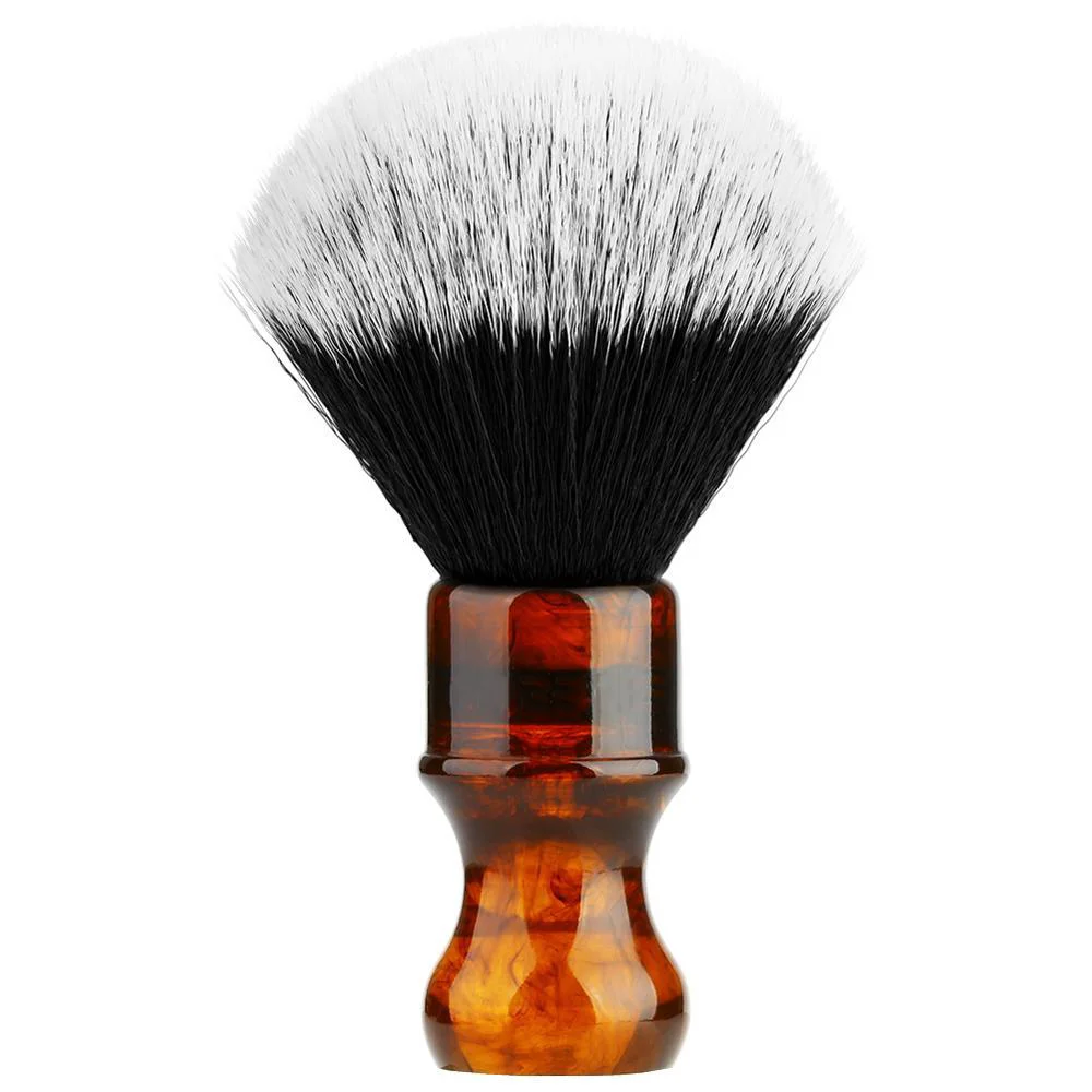 Crafted Badge Hair Amber Shaving Brush Safe