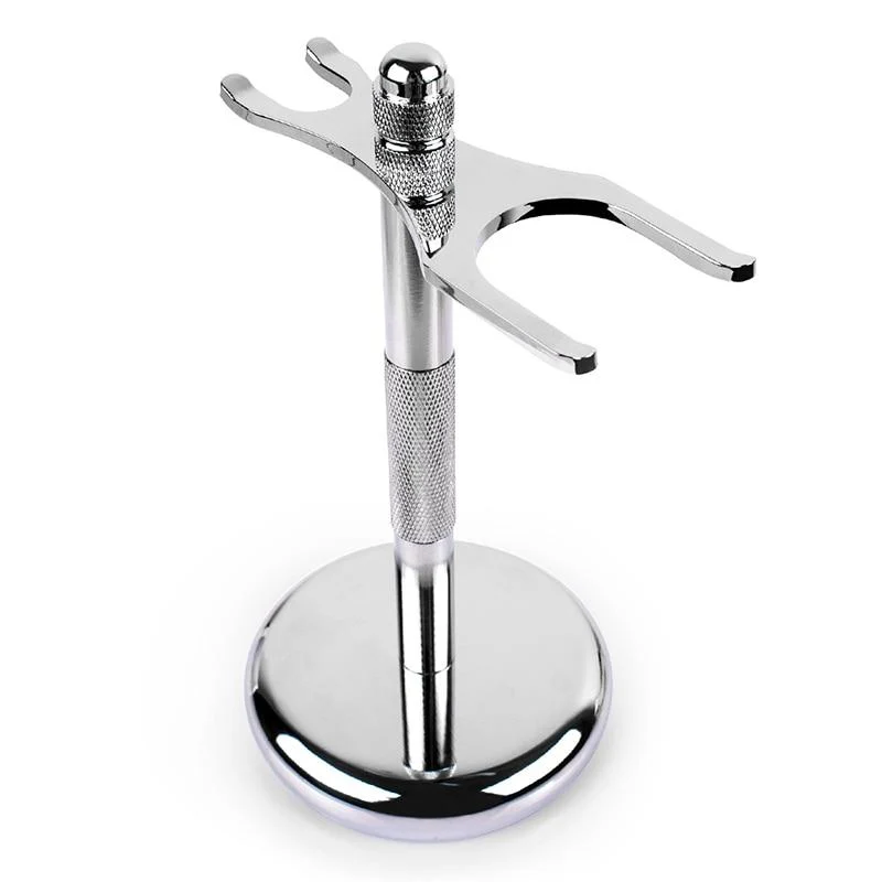 Pure Genova Stainless Steel Shaving Brush Safety Razor Stand Quality