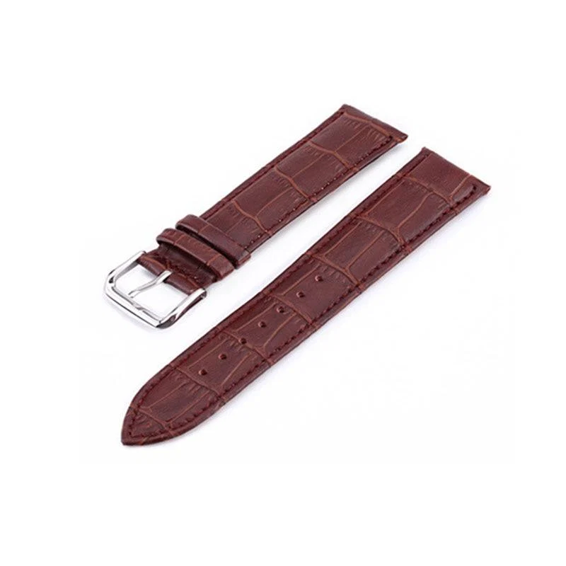 Crafted Bormio Vegan Leather Classic Watch Strap With Tang Buckle Refined