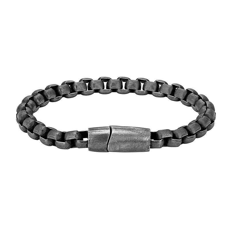 Sophisticated Magnus Stainless Steel Chain Bracelet Genuine