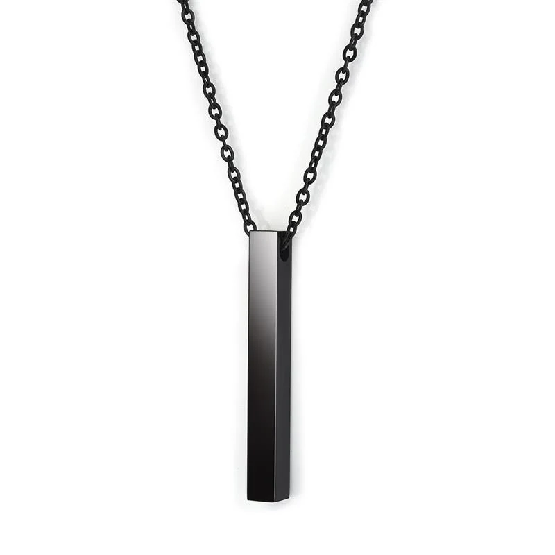 Premium Claudius Minimal Steel Pendant Necklace Lightweight