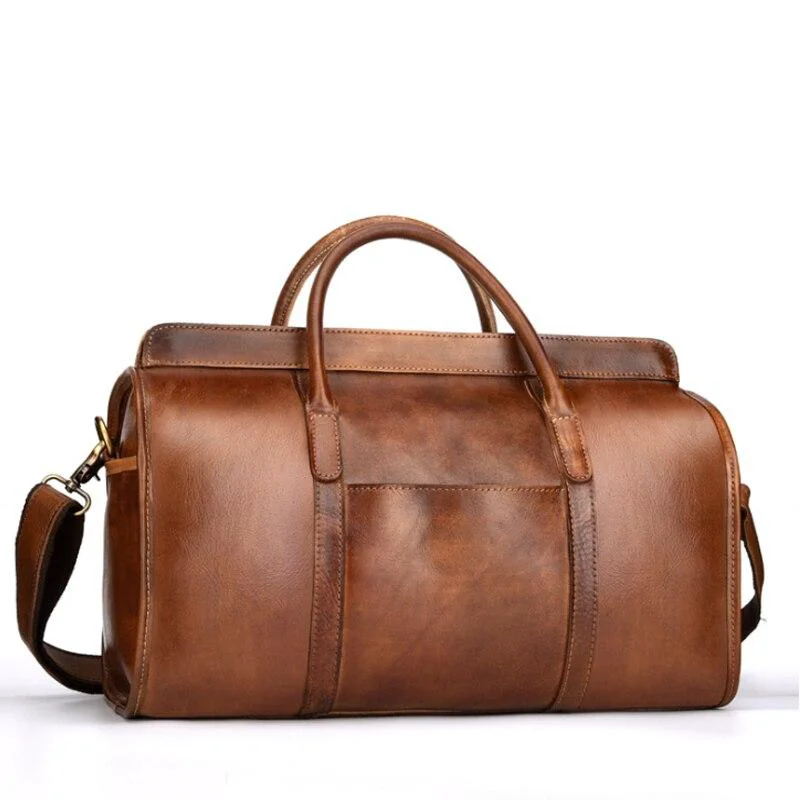Soft Noah Cow Leather Duffel Bag Selected