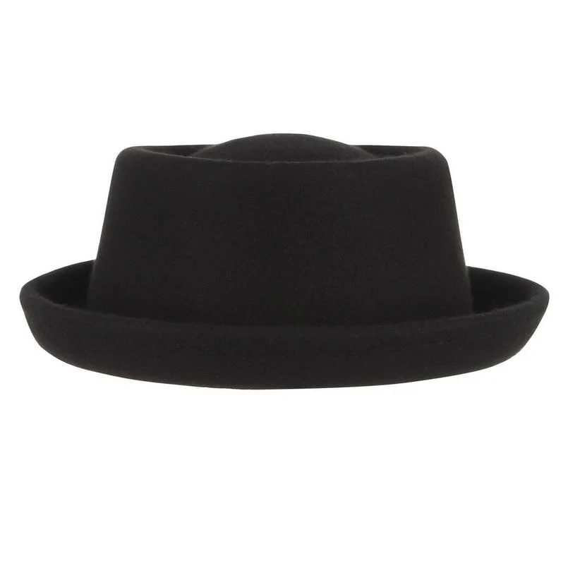Healthy Classic Soft Wool Felt Pork Pie Hat Eco-Friendly
