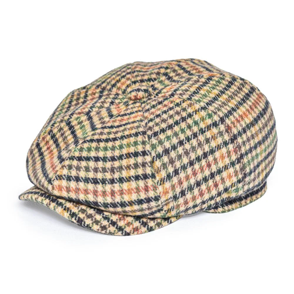 Versatile Houndstooth Tweed Newsboy Cap Innovative
