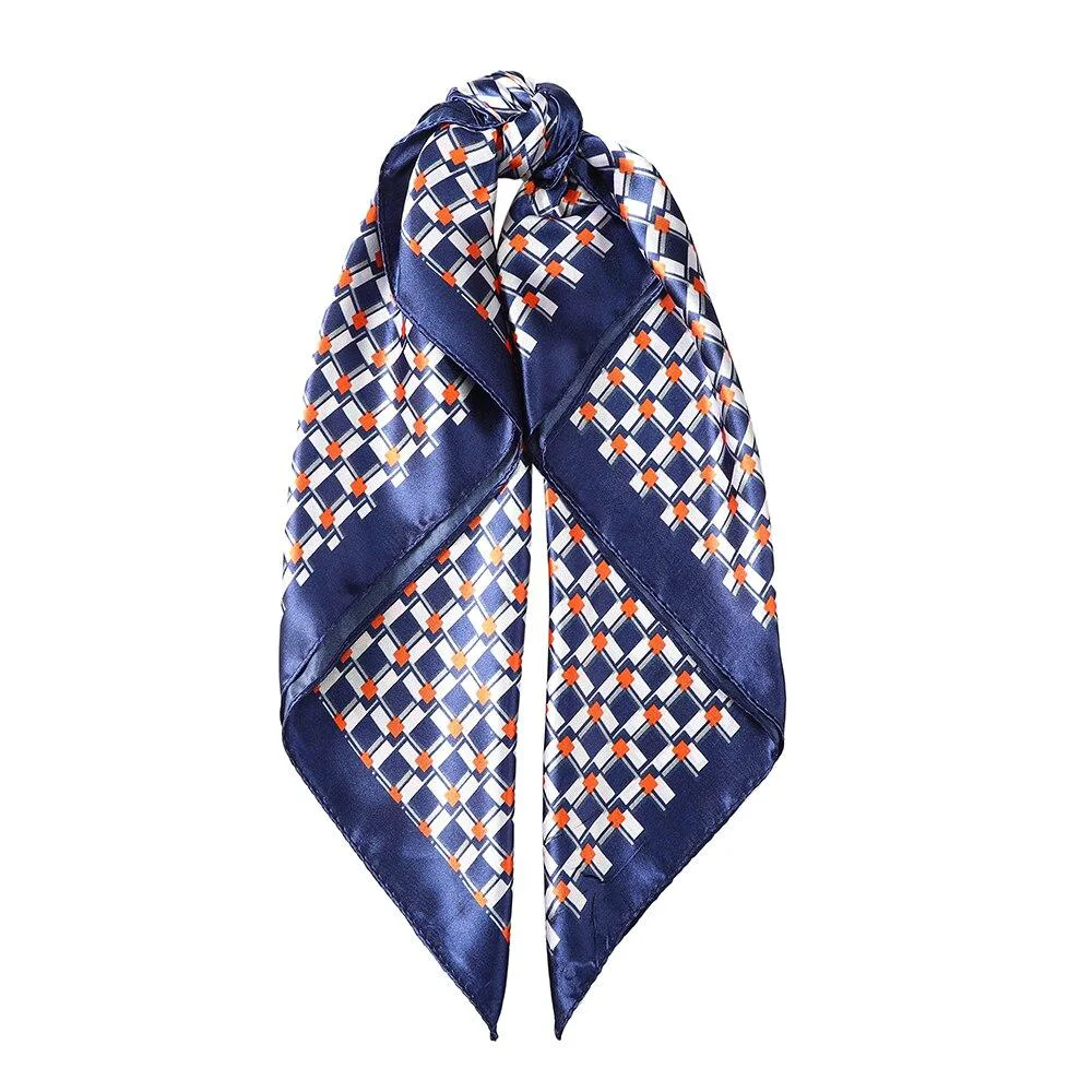 Solid Cote Azur Silk Neckerchief Secure