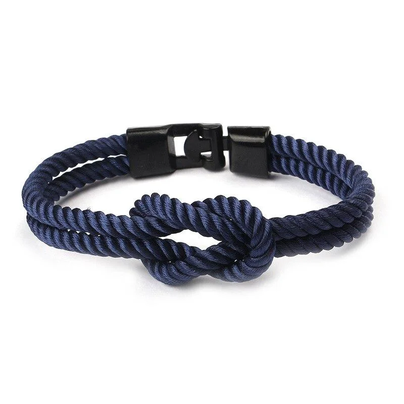 Luxury Yacht Knot Solid Rope Bracelet Expertly Made