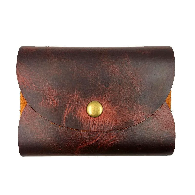 Innovative Vintage Leather Travel Pouch For Safety Razor Eco-Friendly