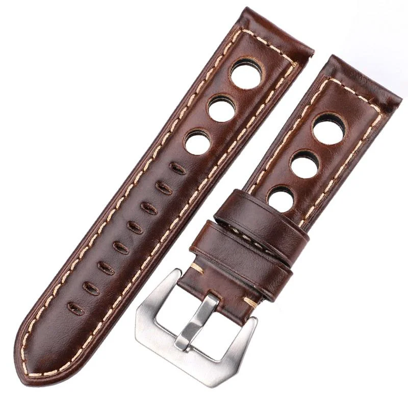 Trusted Jurgen Cowhide Leather Rally Watch Strap With Tang Buckle Superior