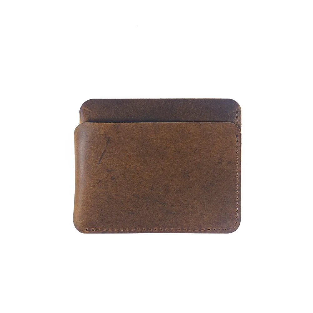 Original Jorg Minimalist Cow Leather Card Holder Reliable