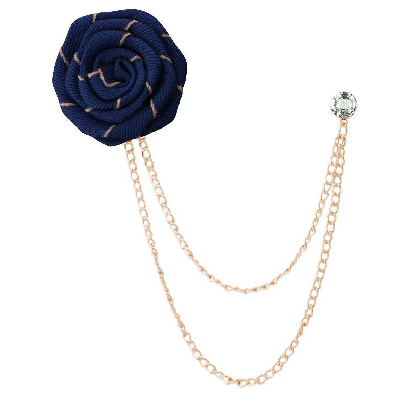 Original Design Alfiler de borla a rayas rosa satinado Elite