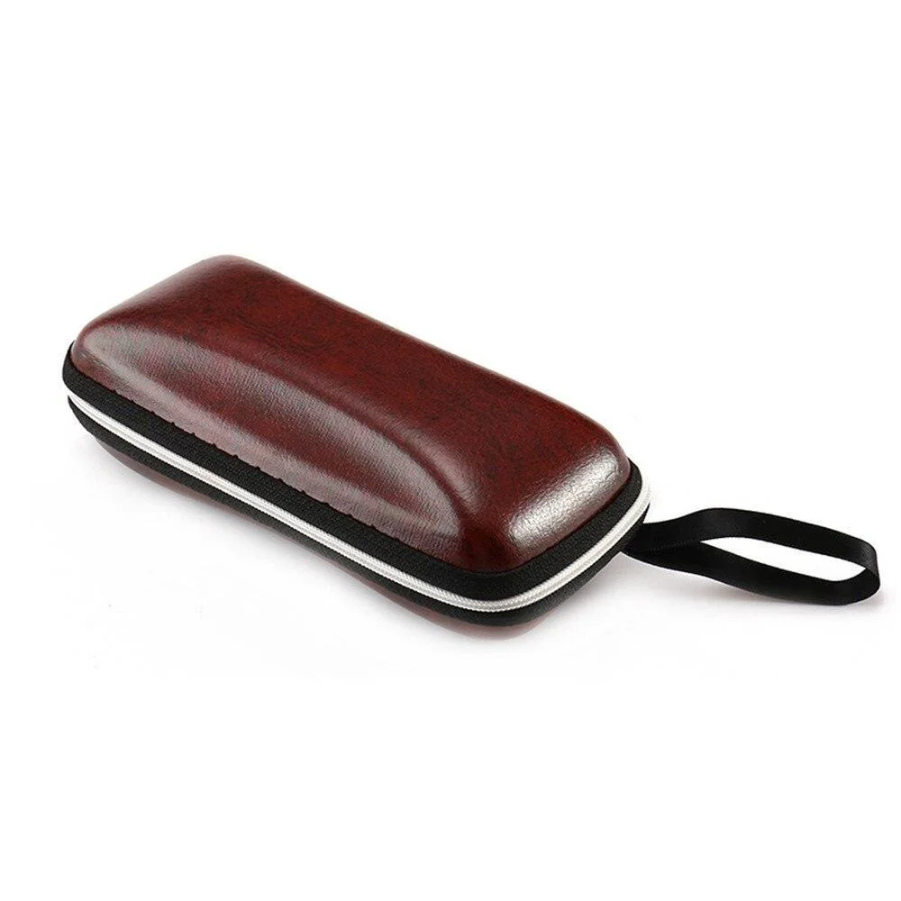 Official Funda de piel con cremallera para gafas de sol Classic