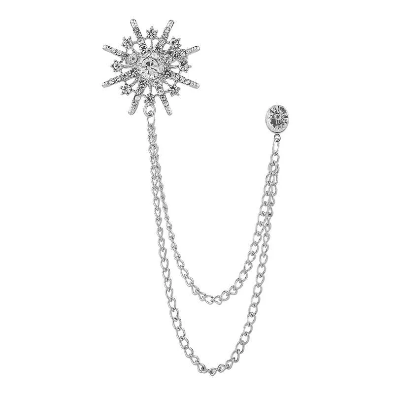 Safe Alfiler de borla con estrella de strass Functional