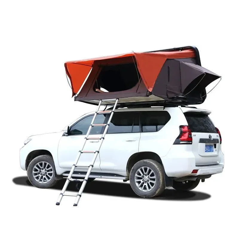 Comfortable Hard Shell Roof Top Tent – 4 Person Double Layer All-Weather Camping Tent for SUV Overlanding Sustainable