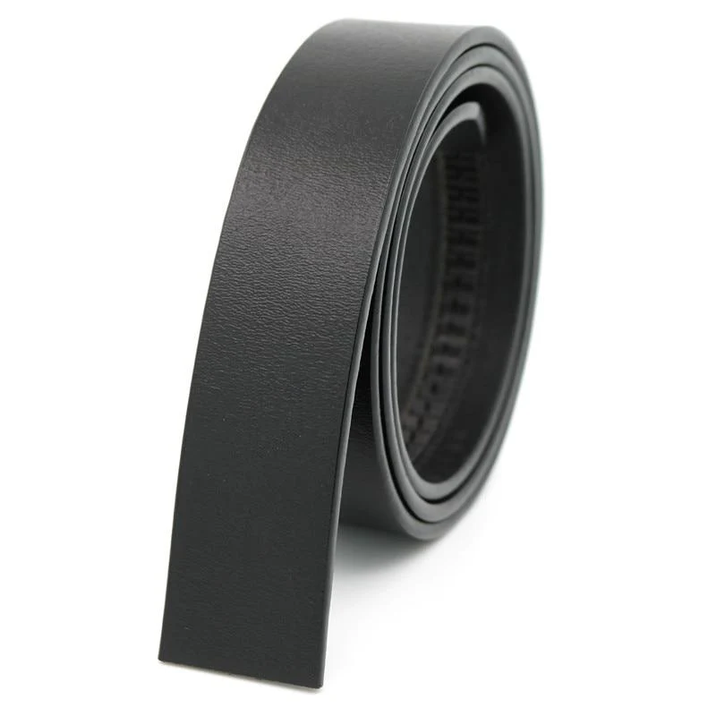 Easy-to-Use Solid Cowhide Strap For Automatic Belt Buckle Classic