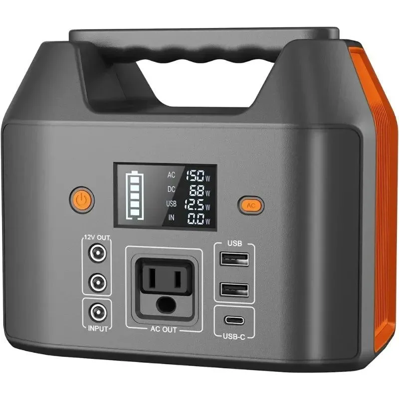 Durable Portable Power Station 150W 155Wh – 42000mAh Solar Generator with 6 Ou – Trekker EssentialsPortable Power Station 150W 155Wh – 42000mAh Solar Generator with 6 Outputs AC Outlet High-Performance