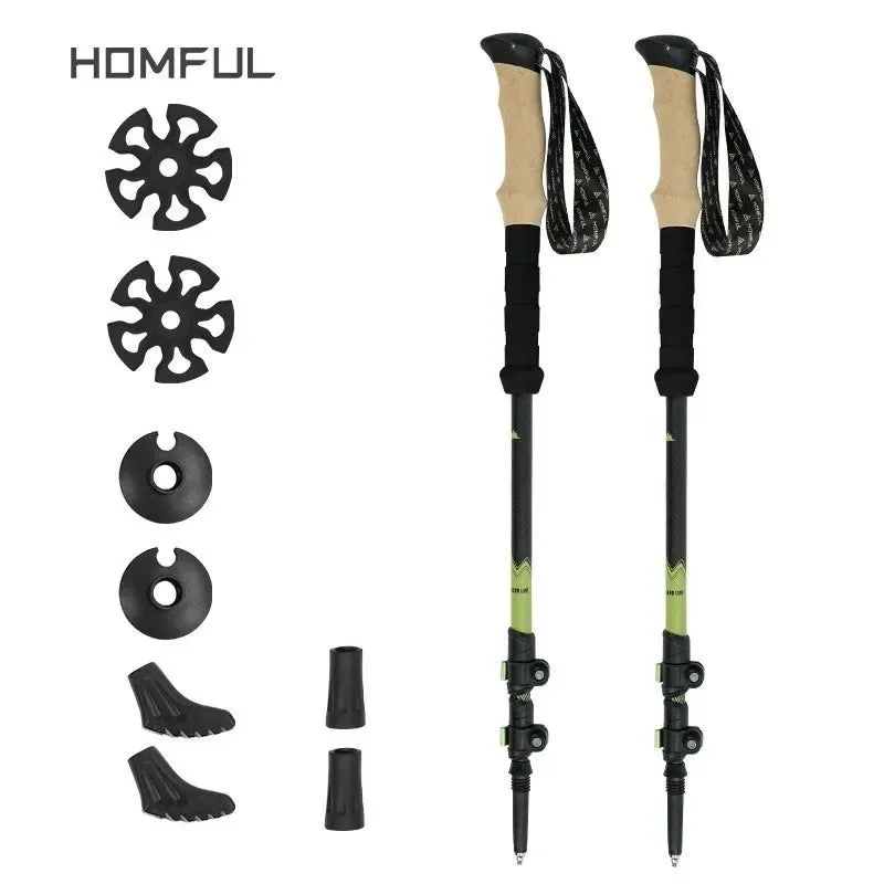 Modern Bastones de trekking ultraligeros de fibra de carbono – Bastón de alpinismo ajustable con cierre rápido Descripción del Producto Ventajas Tabla de referencia de altura y uso Viaja conmigo Recyclable