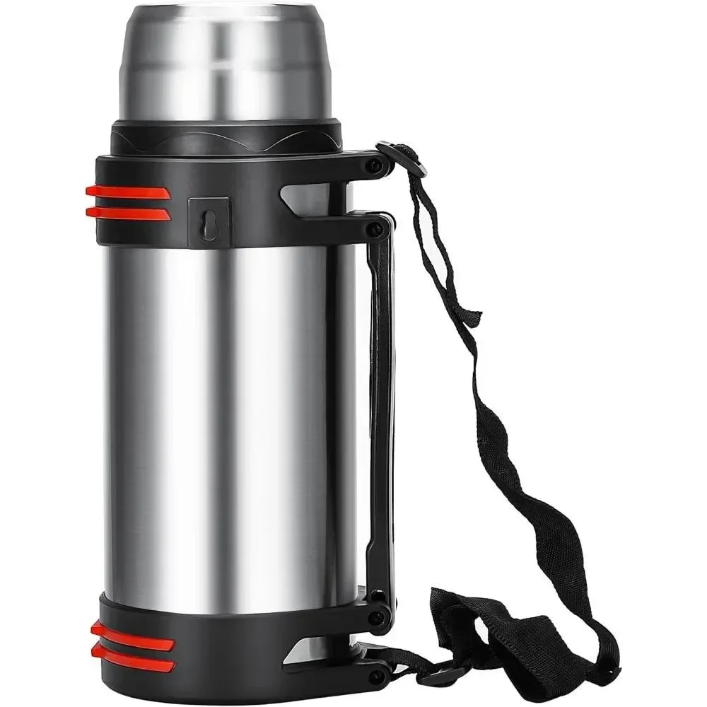 Refined Large Capacity Stainless Steel Thermos Vacuum Insulated Water Bottle for Outdoor Travel Sports Sophisticated