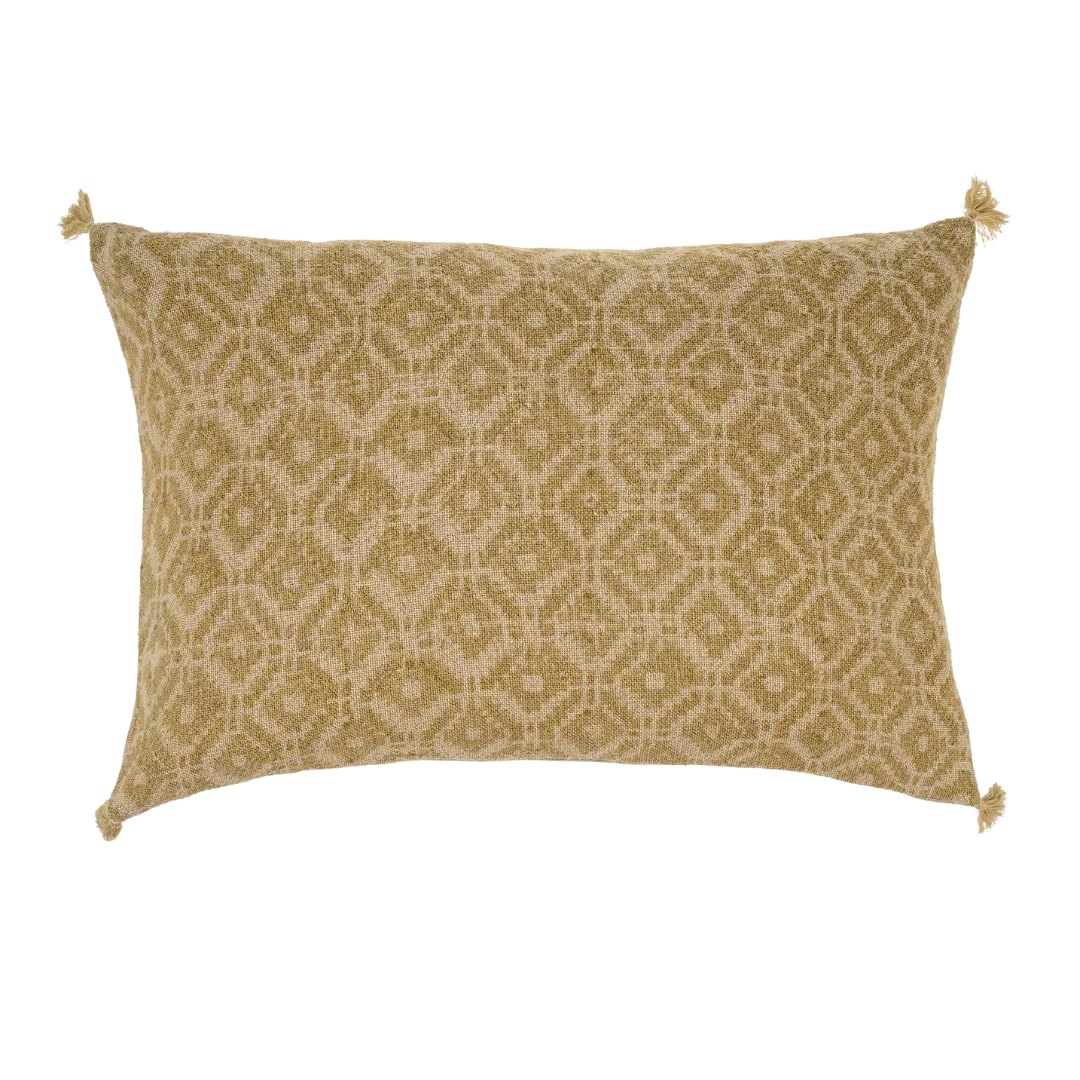 Convenient Hartford Linen Throw Pillow Fine Crafted