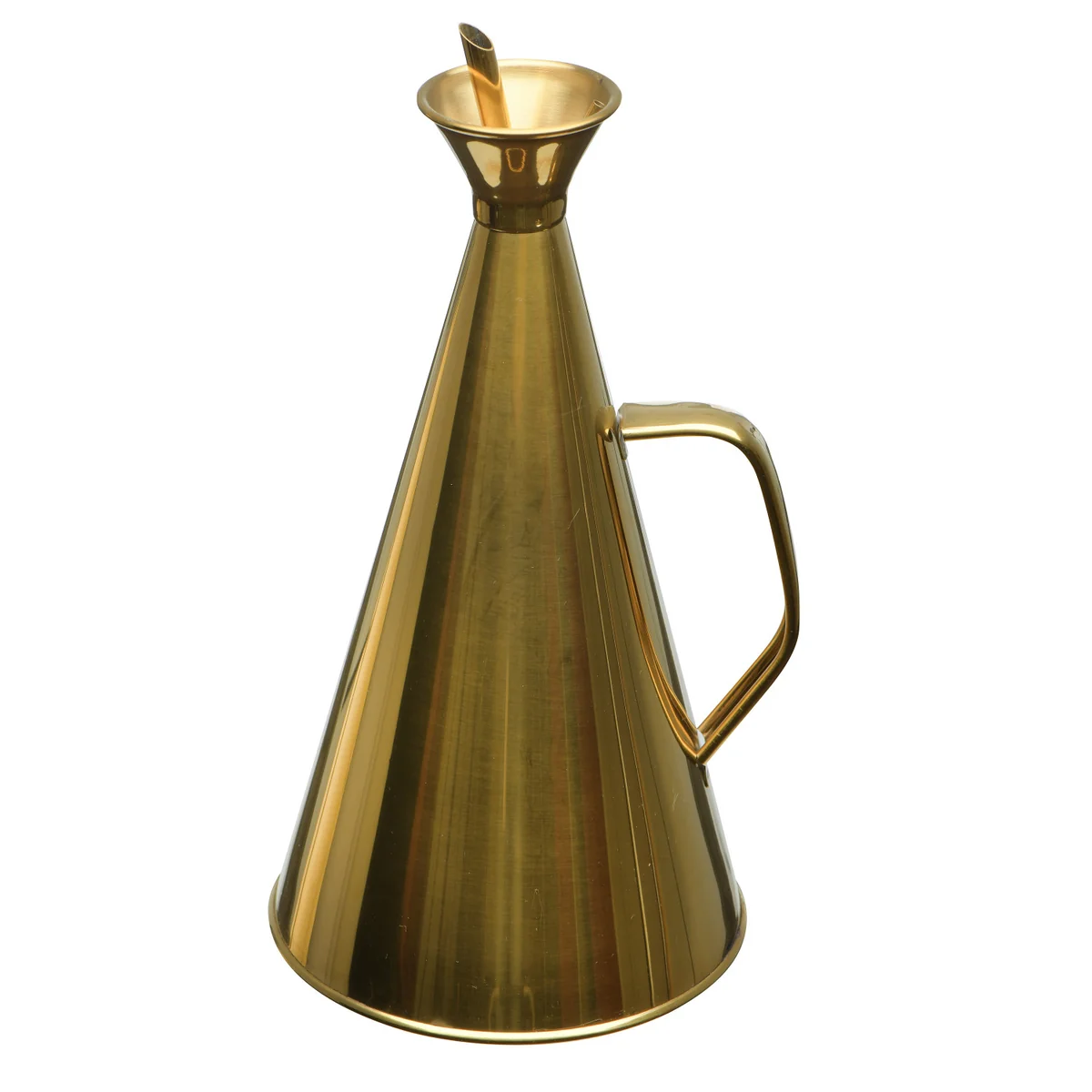 Exclusive Stainless Steel Oil Cruet Gold Finish Specialty