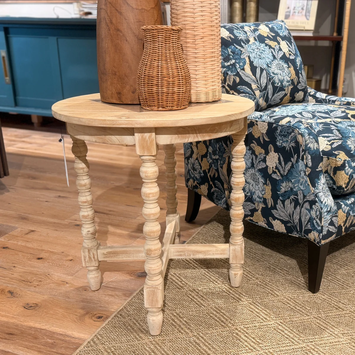 Durable Adair Bobbin Leg Side Table Certified