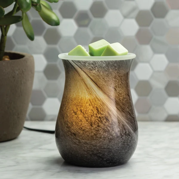 Original Obsidian Glass Electric Wax Warmer Expertly Made