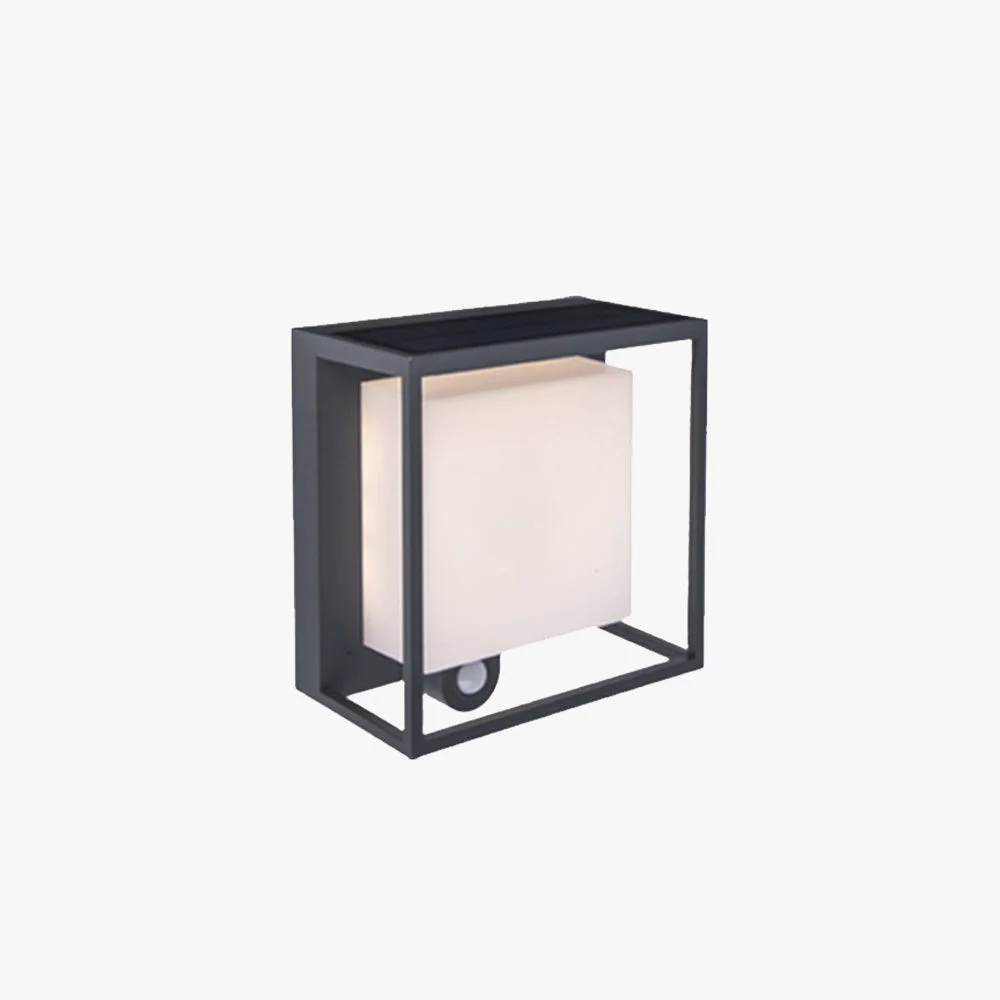 Elegant Orr Außenwandleuchte Rechteckig Sensor Solar 19CM Lang Trusted