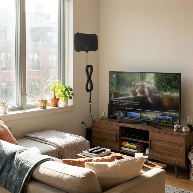 Solid Indoor Satellite HDTV Antenna Premium