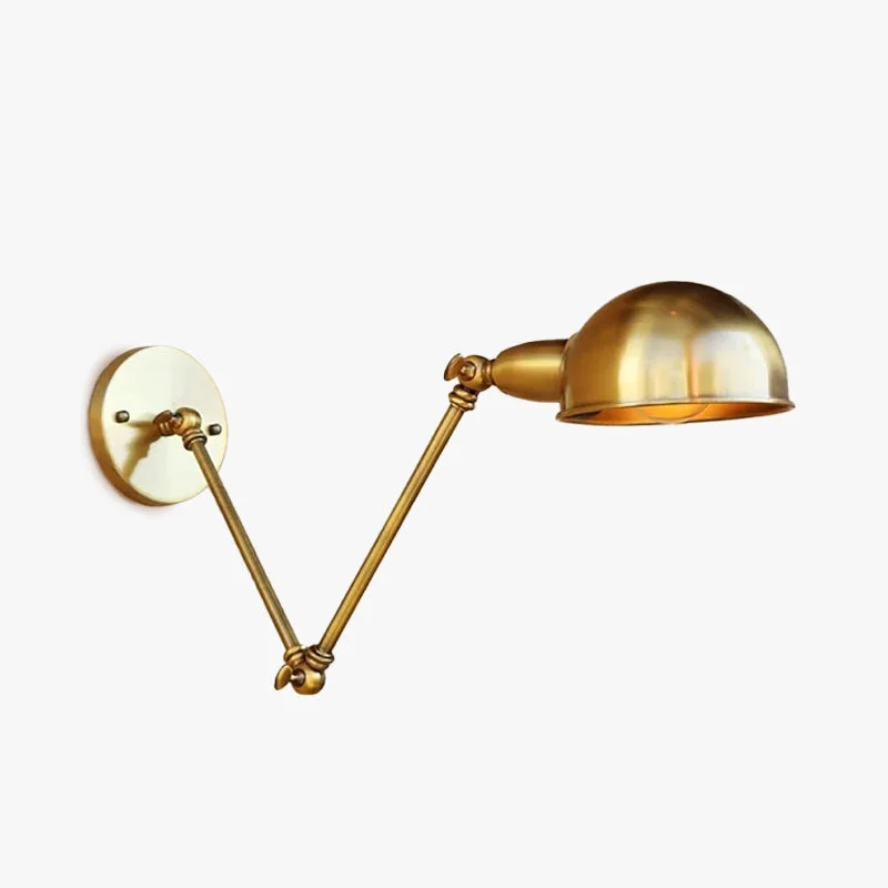 Solid Brady Faltbare Retro Wandleuchte aus Eisen Durable
