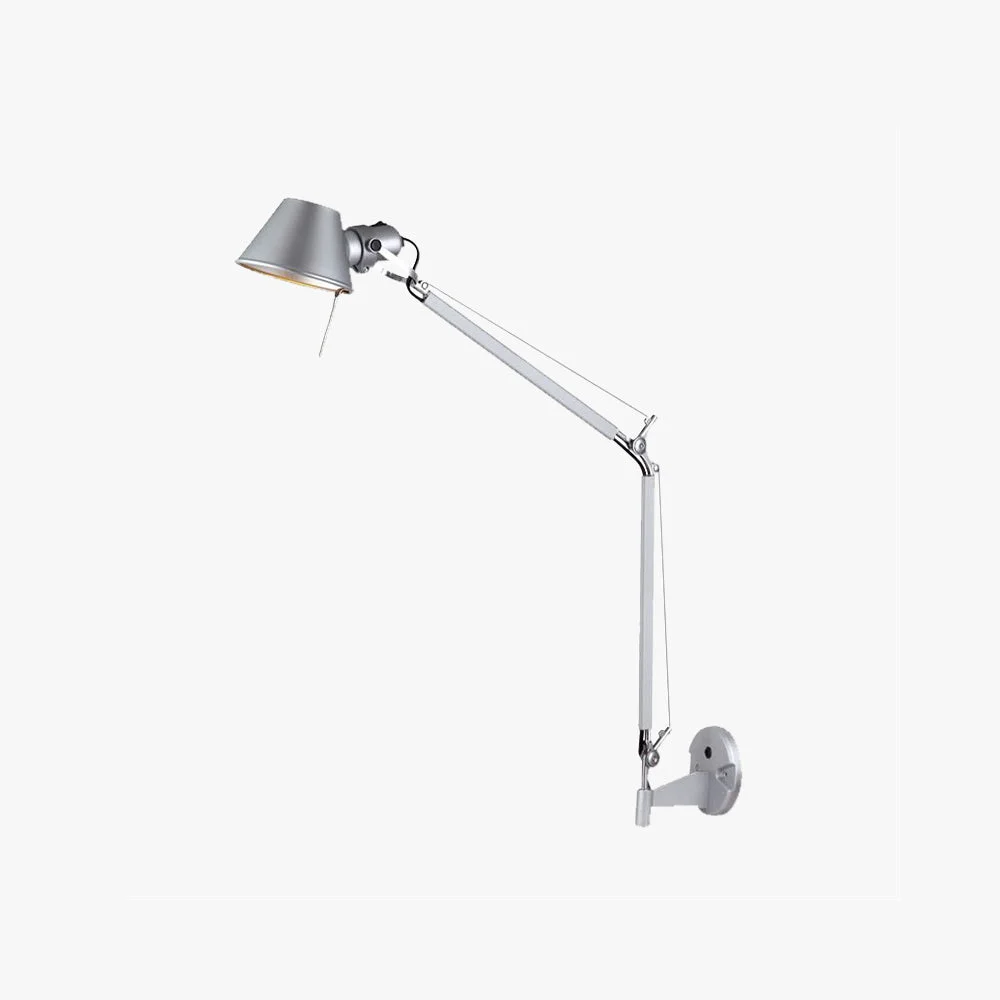 Selected Brady Silber Verstellbare Wandleuchte Metall 50CM Lang Superior