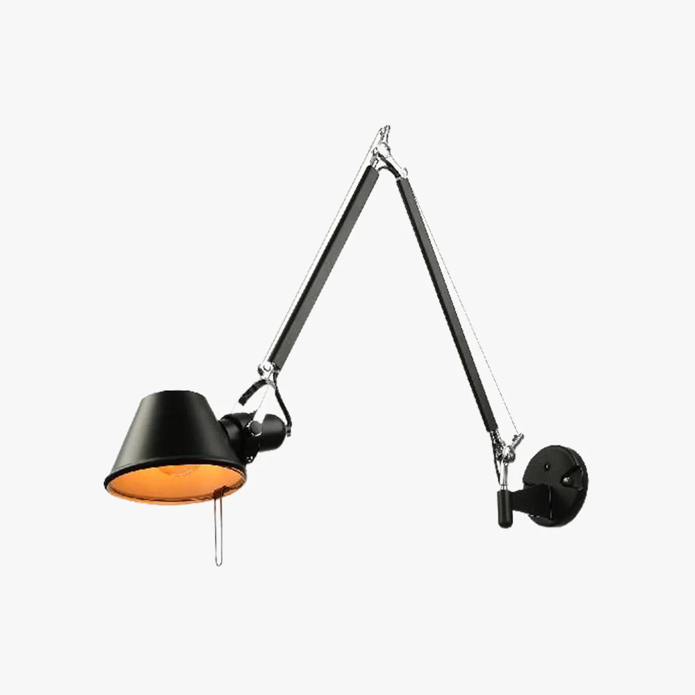 Stylish Brady Retro Verstellbare Retro-Wandleuchte 2 Farben Comfortable