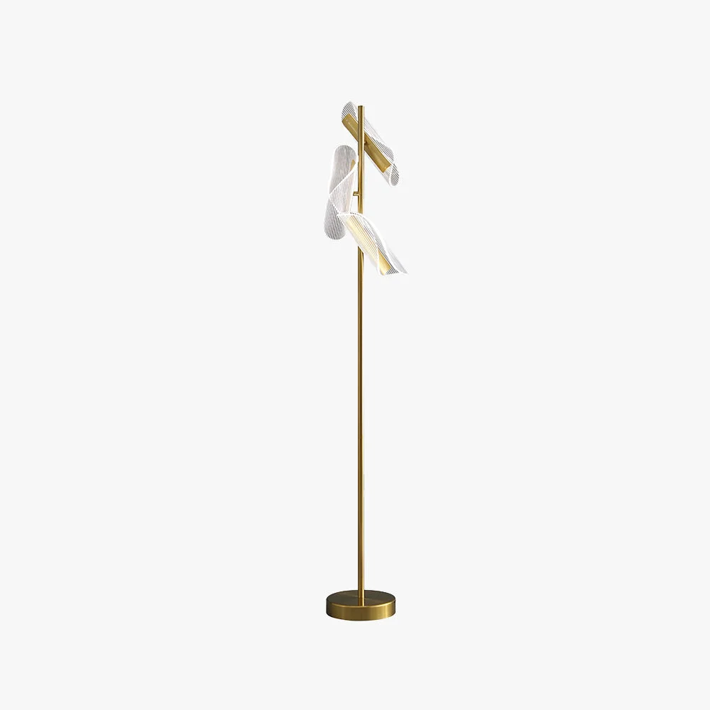 Smart Salgado Wellige Stehlampe 3-flammig Classic