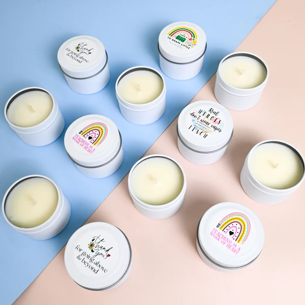 Flexible Mini Tin Candle – Teacher Edition Reusable