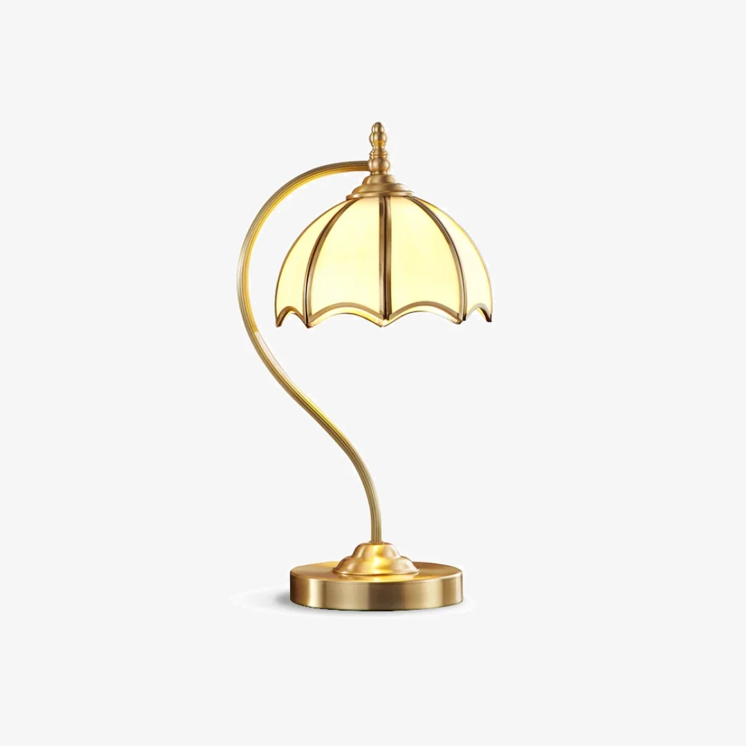 Elegant Umbrella Table Lamp Flexible