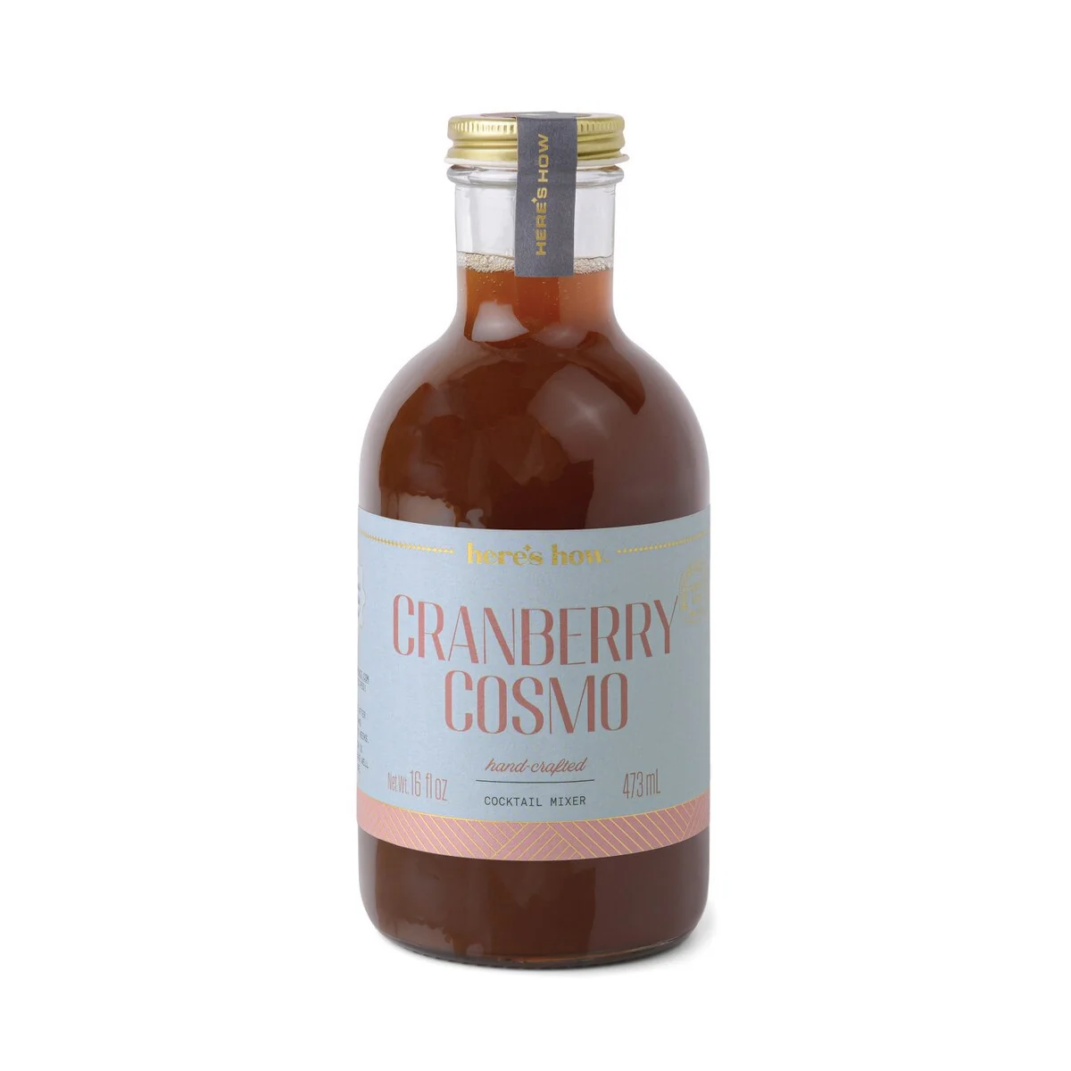 Effective Cranberry Cosmo Handcrafted Cocktail Mixer 16 oz Smooth