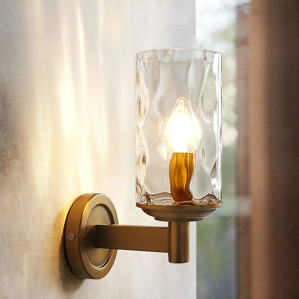 Premium Material Vintage Iron Armed Wall Lamp Convenient