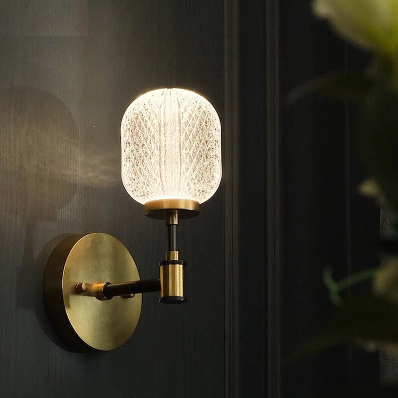 Official Antique Brass Gold Wall Light Exceptional