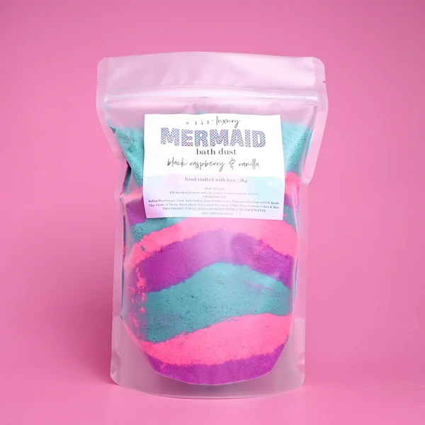 Green Mermaid Mega Bath Dust Unique