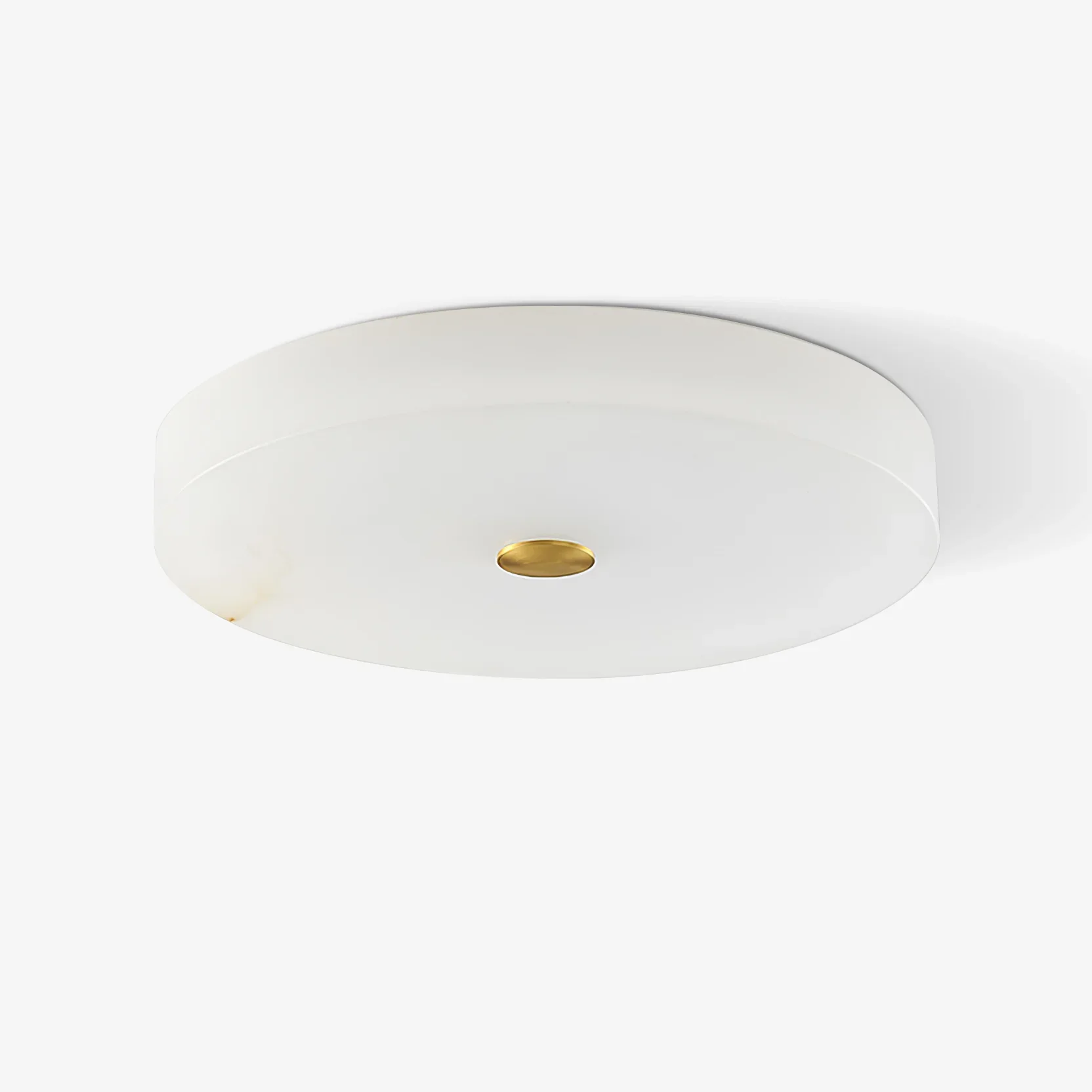Original Design Circle Alabaster Ceiling Lamp Outstanding
