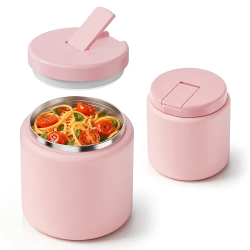 Secure 26oz Soup Thermo for Hot Food Kids with Buckle Lid Insulated Vacuum Food Jar Wide Mouth Leakproof Stainless Steel Lunch Container Traditional