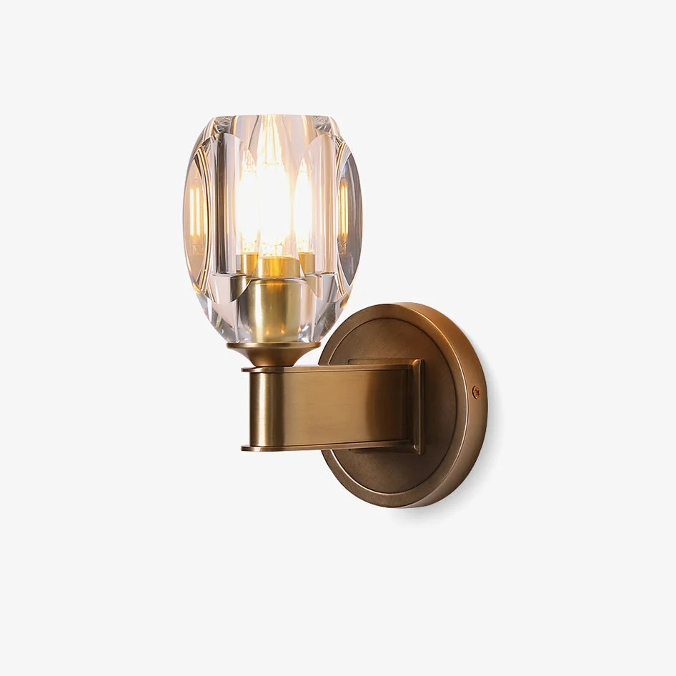 Easy-to-Use Diamond Crystal Sconce Effective
