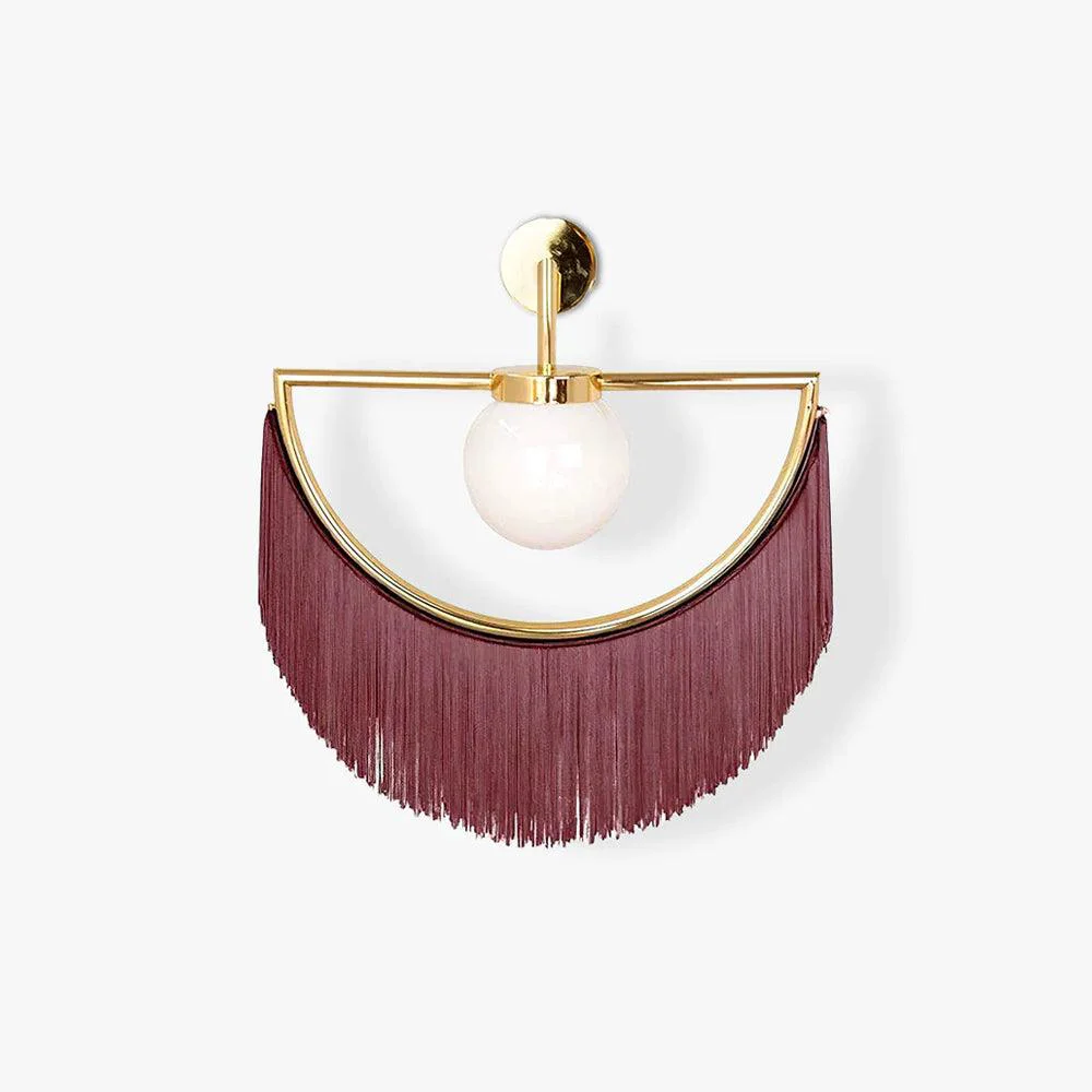Natural Wink Tassel Cute Wall Lamp Top-Quality