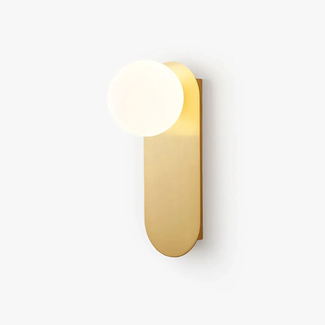 Fine Crafted Flat Base Globe Sconce Selected