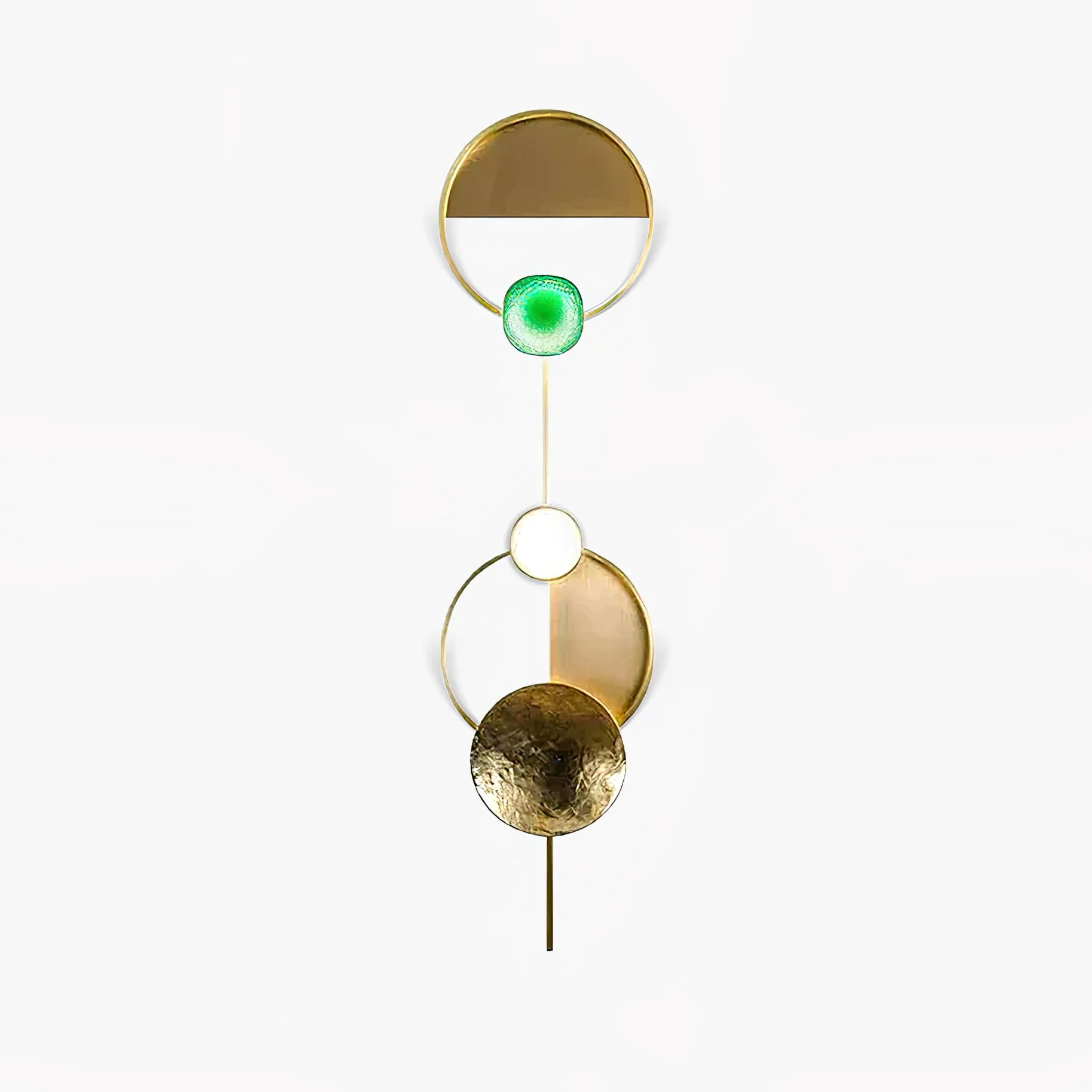 Detailed Jewels Wall Lamp Green